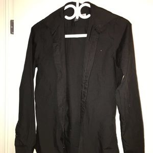 Black long sleeve button up dress shirt